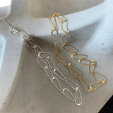 SHANICE 925 Sterling Silver Geometric Necklace for Women
