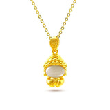 14K Buddha Pendant Hetian Jade Jewelry for Women Children Birthday