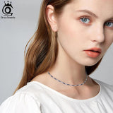 925 Silver Clear CZ Tennis Chain Necklace
