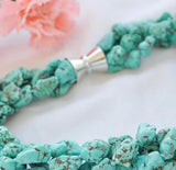 Turquoise Stone Necklace with Magnet Clasp