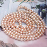 9-10mm Freshwater Pearl Sweater Chain Multilayer Necklace