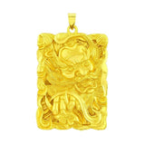 18k Plated Solid Nail Pendant Necklaces Men's Wedding