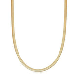 925 Silver 2.1mm Snake Bone Chain Necklace Women Ins Jewelry Plated 18K Choker
