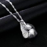 925 Silver Pearl Pendant Necklace & Shell Earrings Set