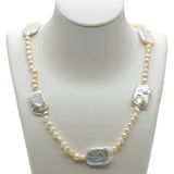 Baroque Style Natural Freshwater Pearl Choker Necklace