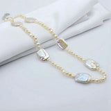 Baroque Style Natural Freshwater Pearl Choker Necklace