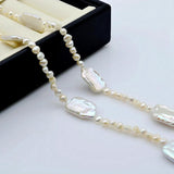 Baroque Style Natural Freshwater Pearl Choker Necklace