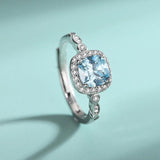 S925 Heart Of The Ocean Gemstone 3-Piece Jewelry Set