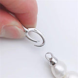Baroque Freshwater Pearl Necklace with 925 Sterling Silver Clasp
