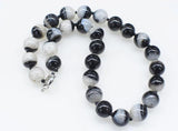 Natural Agate Round 14mm Necklace Beads