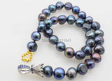 Baroque Freshwater Pearl Beads 8-12mm 17-Inch Zircon Hook