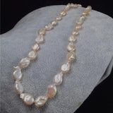 Freshwater Pearl Keshi Baroque Necklace 17inch