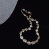 Freshwater Pearl Keshi Baroque Necklace 17inch