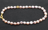 Purple Baroque 10-13mm Freshwater Pearl Necklace 18 inch