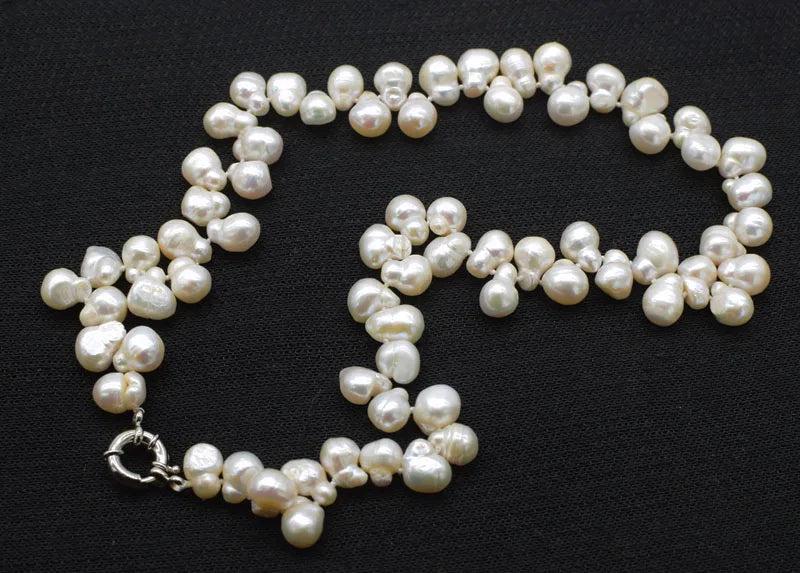 Baroque Freshwater Pearl Necklace 10-12mm 18 Inch