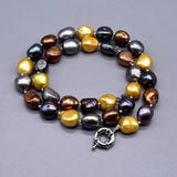 MultiColor Natural Baroque Freshwater Pearl Necklace