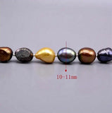 MultiColor Natural Baroque Freshwater Pearl Necklace