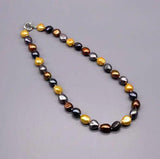 MultiColor Natural Baroque Freshwater Pearl Necklace