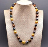 MultiColor Natural Baroque Freshwater Pearl Necklace