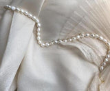 Baroque Freshwater Pearl Necklace Chain Clasp Fine Women Gift