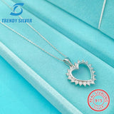 S925 Silver Love Necklace Women's Clavicle Chain Necklace