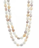 Arrival Freshwater Pearl Necklace 6-7mm Long Sweater Chain Mixed Colors