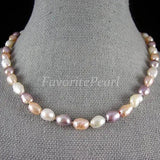 Arrival Pearl Necklace Mixes Natural Freshwater Pearl Wedding Jewelry