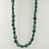 Baroque Freshwater Pearl Choker Necklace Heart Clasp