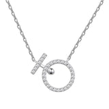 925 Silver Sapphire Gemstone Pendant Necklace
