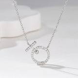 925 Silver Sapphire Gemstone Pendant Necklace