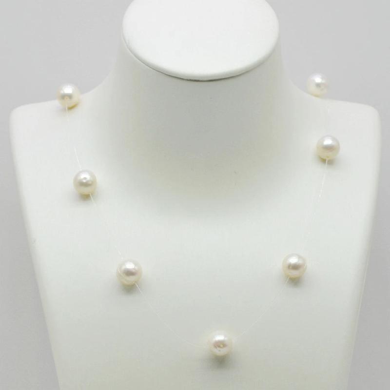 Minimalist Pearl Necklace Freshwater Star Ladies Necklace