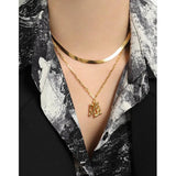 Minimalist Flat Snake Bone Chain Choker Necklace 100% S925 Sterling Silver