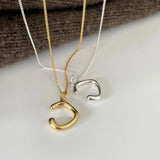 925 Silver Necklace Oval Pendant Choker Women Fine Jewelry