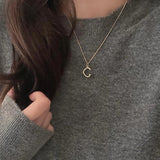 925 Silver Necklace Oval Pendant Choker Women Fine Jewelry
