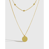 S925 Silver Double-layer Collar Necklace