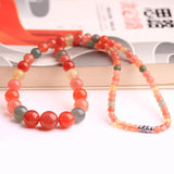 YAN YUAN Agate Beaded Necklace Jade Necklace Women's Jewelry