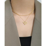 925 Silver Women's Heart Necklace