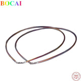 S925 Silver Necklace Collar Colorful Wrist Wires-chain Jewelry