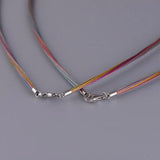 S925 Silver Necklace Collar Colorful Wrist Wires-chain Jewelry