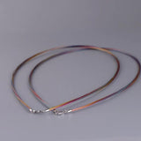S925 Silver Necklace Collar Colorful Wrist Wires-chain Jewelry