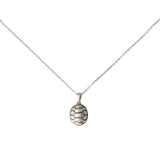 S925 Turtle Shell Pendant Necklace Chinese Style Jewelry