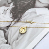 925 Silver Oval Pendant Necklace for Women Fine Jewelry Gift