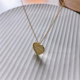 925 Silver Love Heart Letter Necklace YMN169