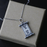 925 Silver Necklace Chinese Pendant Niche Jewelry