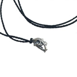 S925 Silver Tiger Mythical Beast Hollow Skeleton Pendant Necklace