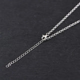 925 Silver Necklace Women Flower Bird Pendant