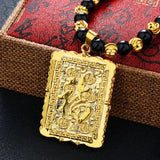 Vintage Dragon 18KT Pendant Necklace for Men