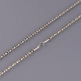 2mm Chain 925 Silver Fine Original S925 Silver Women Necklaces