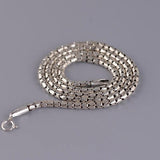 2mm Chain 925 Silver Fine Original S925 Silver Women Necklaces