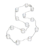 Baroque AA+ Pearl Necklace Pendant - Natural Pearl Chain